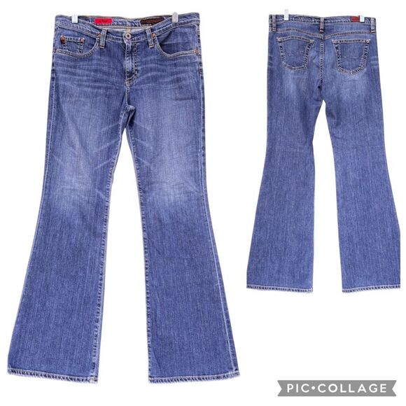 AG The Angel Jeans Women’s Size 32 Classic Flare Leg Mid Rise light Wash - Picture 1 of 9